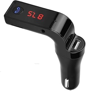 Rana Store G7 4 in 1 Car MP3 Player Bluetooth FM Transmitter USB SD Card Slot LCD Display - Black - Rana Store