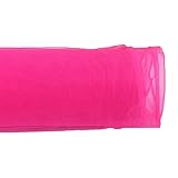 Wambere 160 cm x 1 m, tela de tul, tela decorativa para cumpleaños, boda, Navidad, fiesta, comunión, fiesta, decoración, vestido de novia, camino de mesa, tutú, faldas, lazo de regalo, rosa rojo