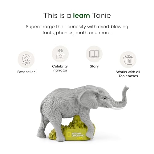 Tonies National Geographic Kids Elephant Audio Toy Figurine by Tonies - Image 4