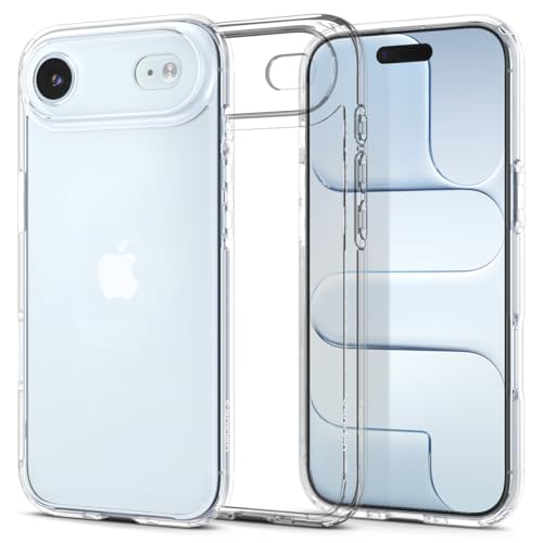Spigen iPhone Air Hülle [Spigen Signature] [Anti Vergilbung] Ultra Hybrid Case Handyhülle Transparent Schutzhülle Slim Dünn –Crystal Clear