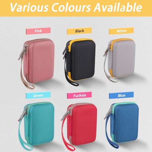 Image of khanka Hard Case for Kodak Smile+ /Kodak Smile Plus Camera,Black | EVA Hard Shell, Mesh Pocket Accessory Storage, Travel-Ready Portable Storage, Easy Carry Handle, Protective Case Only