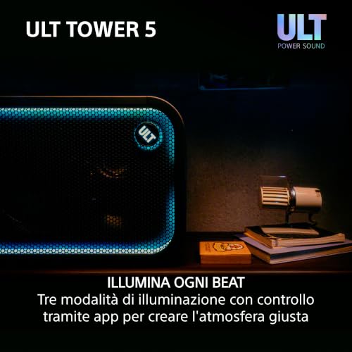 Enceinte sono DJ sans fil Bluetooth Sony SRS ULT500 Tower 5 festive - vue 8