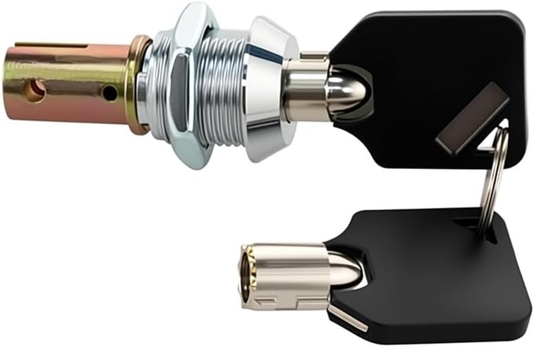 Toolbox Lock with Keys — Replacement Lock Compatible with Craftsman Tool Cabinets, Tool Chest, Drawer, and Storage Box — Secure Cabinet Locking System (5 Pack, Keyed Alike)