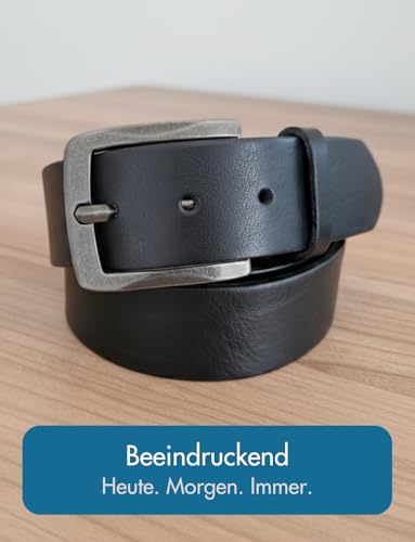 edelkern Gürtelschnalle „Sydney“ | Premium-Qualität | Robuste Metall-Legierung | Für Gürtel ohne Schnalle (Wechselgürtel) bis 40mm Breite geeignet | Für Damen und Herren