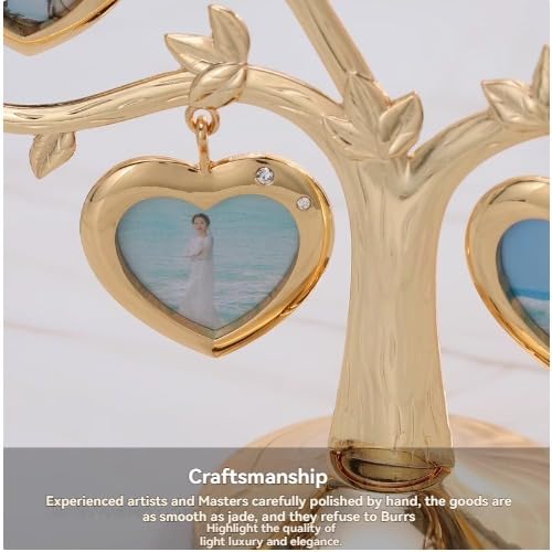 Zilverstad Fotobaum-Stammbaum Für 12 Bilder – Versilbert & Anlaufgeschützt, Familientraum Im Design