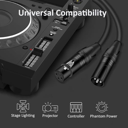 Câbles DMX pour éclairage de scène et sonorisation pack de 8