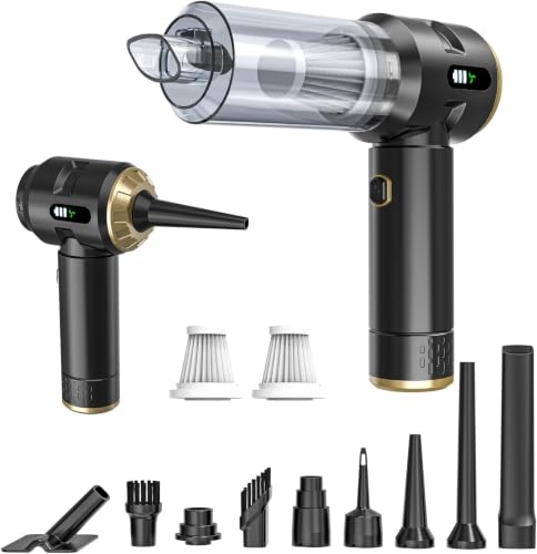 Higoom Cordless Handheld Car Vacuum Cleaner,Rechargeable Portable...