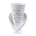 Fox Valley Traders Memorial Cemetery Garden Vase by Maple Lane Creations, Resin, 10" High x 5" Diameter