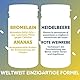 Anti-Cellulite Entwässerungs-Bundle mit Bromelain hochdosiert & Blaubeere Venen Kapseln, Wassereinlagerungen loswerden, Krampfadern – Entwässerungstabletten hochdosiert – 120 Kapseln – RedMoringa