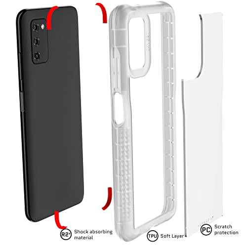 Image of Ghostek Covert Galaxy A03s Case with Clear Slim Fit Design and Anti-Slip Grip Bumper Premium Shockproof Protection Thin Protective Phone Cover Designed for 2021 Galaxy A03s (6.5 Inch) (Clear)