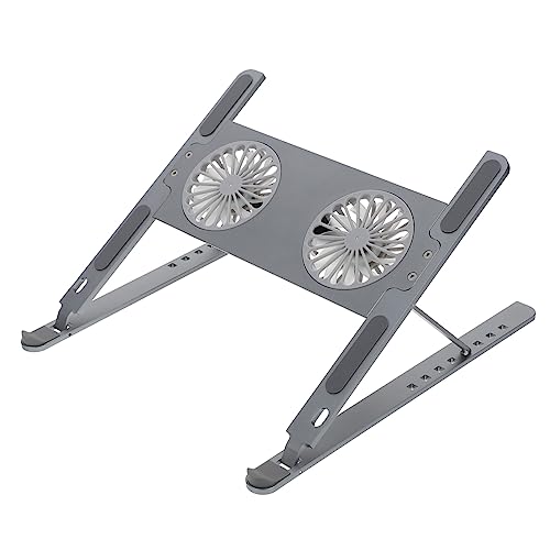 Base ventilada para portátil con ventilador y aleación de aluminio miniatura 1