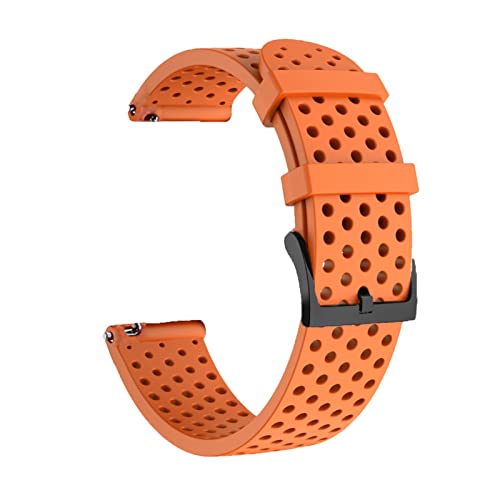 MODBAND Correa de reloj de silicona de 20 mm para SUunto 3 Fitness Watch Band para Polar Ignite/2/Unite Smartwatch Belt Writband, For Suunto 3 Fitness, Agate