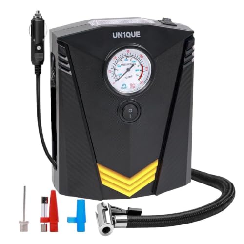 Image of Portable Digital Tire Inflator Air Compressor with LED Display, 150 PSI Rechargeable Cordless Air Pump,Pressure Inflator for Car & Sports Balls Multiple Nozzles and USB Charging Cable (BIG PUMP NEW)