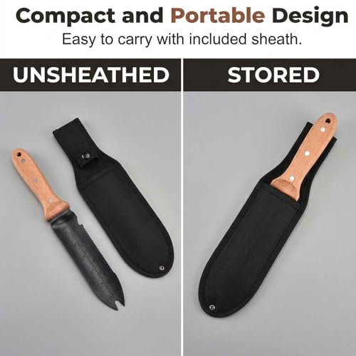 Cuchillo de jardín multiusos con funda miniatura 5