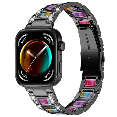 AsohsEN ���^���o���h Huawei Watch Fit 3�o���h�Ή� ���߉\�Ȑ܂肽���ݎ��J���r�i �J�W���A�������p���X�g�o���h Huawei Watch Fit 3�X�g���b�v ���f�B�[�X �����Y, Fit 3, ����, �W�F���X�g�[���Ȃ�