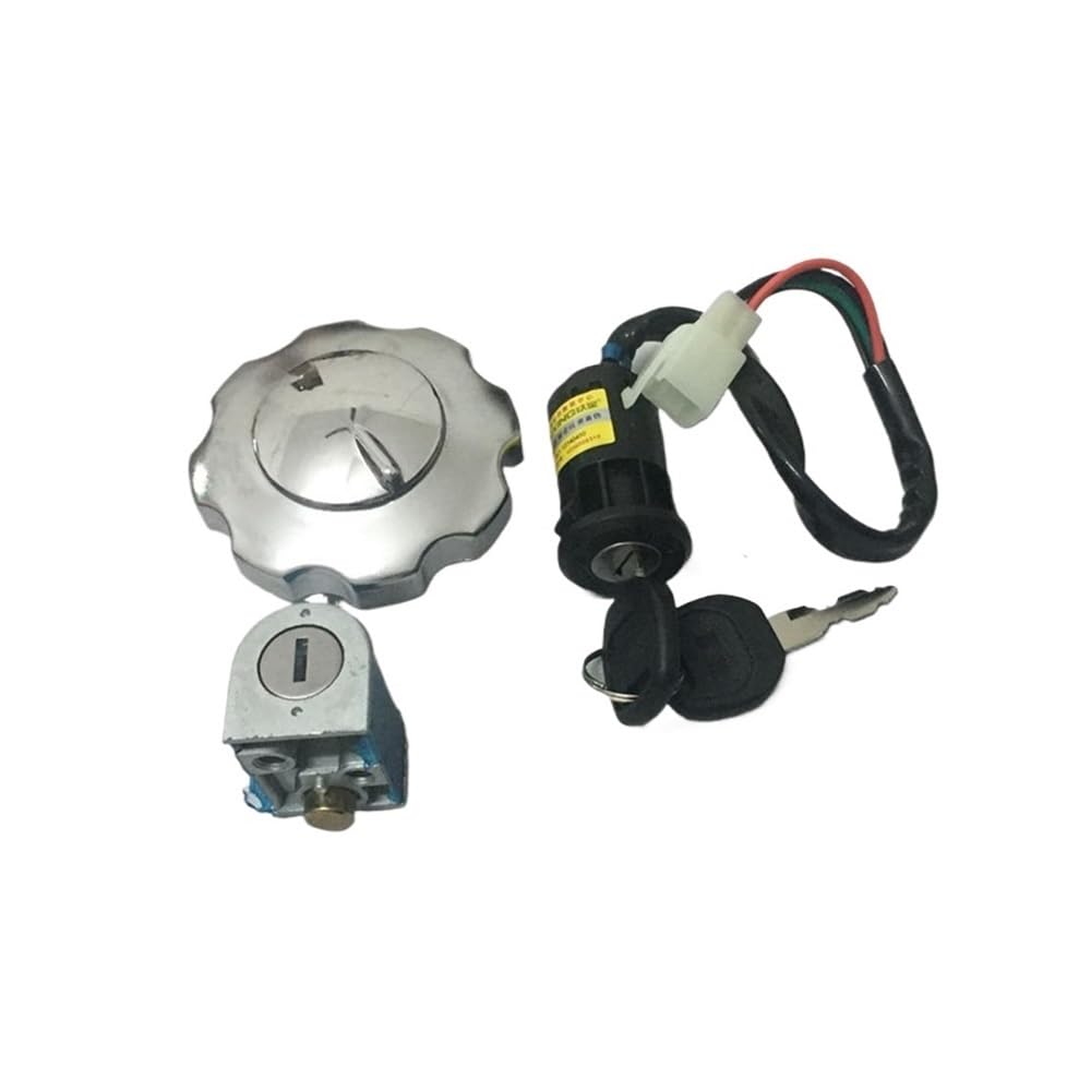 Bouchon de réservoir carburant CG125 avec interrupteur d'allumage moto ZJ125 4 fils