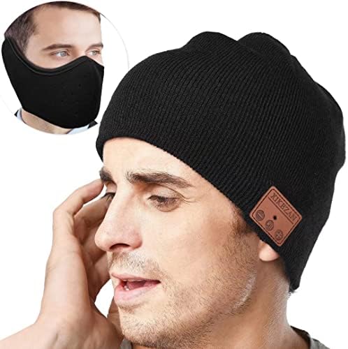 XIKEZAN Bluetooth Beanie Hat,Unisex Beanie Headphones Christmas Tech Gifts for Men Women Teen Boys Girls Boyfriend Husband Teenage