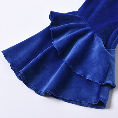 Calças de lã sólida para bebês e meninas de inverno para bebês recém-nascidos de lã (azul, 3-6 meses