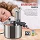 KitchenBoss Sous-Vide Garer Sous-Vide Stick: Farbige LCD-Rezepte | G321 Silver | Ultra-leise | Bürstenloser Gleichstrommotor | 1100 Watt | IPX7 Wasserdicht