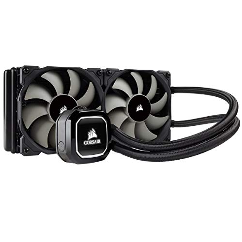 Corsair Hydro H100x Wasserkühlung (2 x 120mm Lüfter, All-In-One High Performance CPU) schwarz
