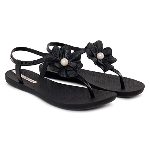 Ipanema Womens Flora Flats Sandals Black 8 #TOP14