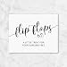 Wedding Flip Flops Sign, Flip Flop Sign, Wedding Signs, Dancing Shoes Sign, Dance Floor Sign, Flip Flops For Wedding Guests, UNFRAMED 8x10 inch
