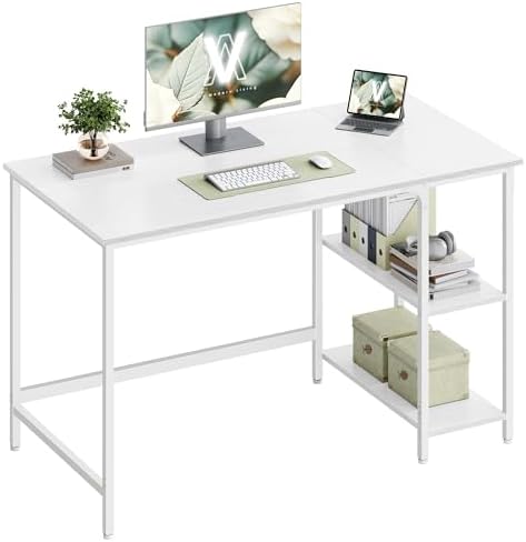 VASAGLE Computer Desk, Writing Desk, 120 x 60 x 76 cm, Modern, Wo...