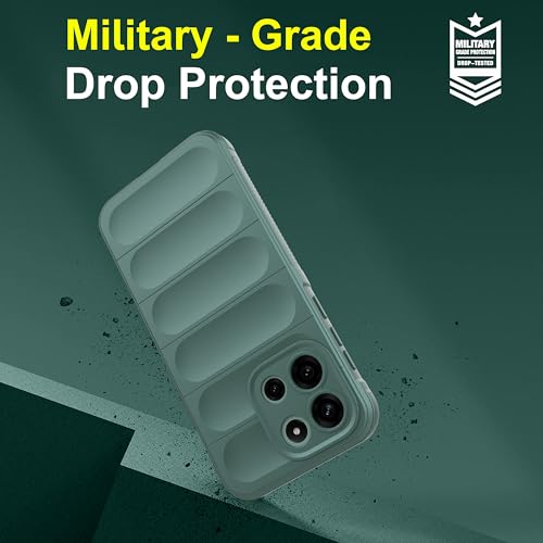 Image of Zapcase Back Case Cover for OnePlus Nord 6 | Compatible for OnePlus Nord 6 Back Cover | Liquid Silicon Magic Case with Camera Protection | Dark Green