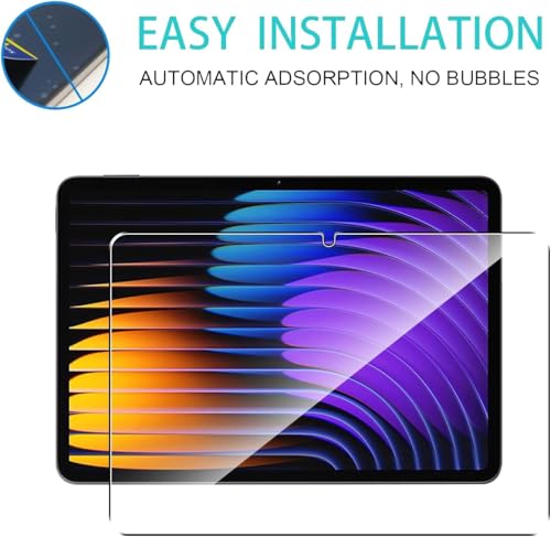 Image of VERTUS Premium Tempered Glass for Xiaomi Mi Pad 7 / Xiaomi Pad 7 Pro (11.2 Inch) Screen Protector, Full Coverage 9H Tempered Glass, HD Clear Scratch Resistant, Bubble-Free for Xiaomi Pad 7 Screen Protector