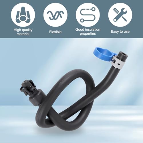 Yumfugu YUMLQSG2400BL- Pack-1 Car Engine Coolant Hose, Coolant Bypass Hose Inlet Hose, Car Replacement Radiator Hoses Oem #13251447 13408385 thumb #3