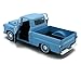 1958 Chevy Apache Fleetside Pickup Truck, Light Blue - Motormax 79311 - 1/24 scale Diecast Model Toy Car, unisex-children