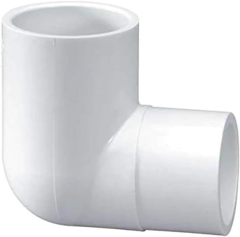 White Reducer 1 Inch MNPT Male Pipe Thread x 3/4 Inch FNPT Female PVC Reducing Bushing SCH 40 Adapter -1pcs