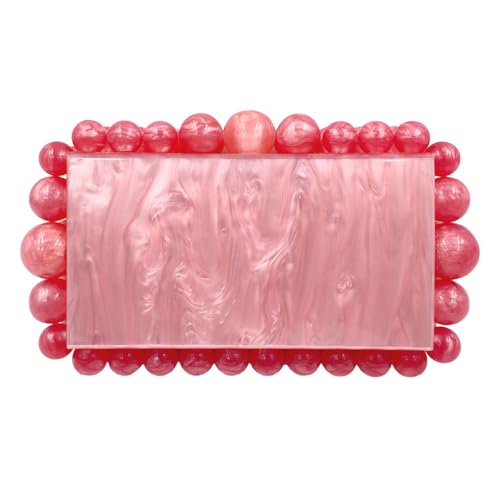 Sac à main en marbre rose idéal pour un mariage chic ou une fête estivale