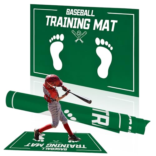 Gracfulcub Baseball Hitting Mat 3-in-1 Batting Mat, Sliding