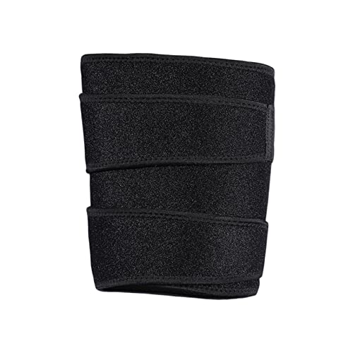 Thigh Support, Thigh Brace with Silicone Anti-Slip Strips, Hamstring Wrap Compression for Men and Women, Adjustable Leg Support for Sprains, Strains, Tendinitis Injury and Recovery