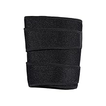 Thigh Support, Thigh Brace with Silicone Anti-Slip Strips, Hamstring Wrap Compression for Men and Women, Adjustable Leg Support for Sprains, Strains, Tendinitis Injury and Recovery