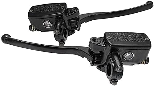 Triumilynn 7/8 Inch 22mm Brake Clutch Master Cylinder for Honda Yamaha Suzuki Kawasaki, 7/8" Handlebar for Universal Motorcycle - Left & Right