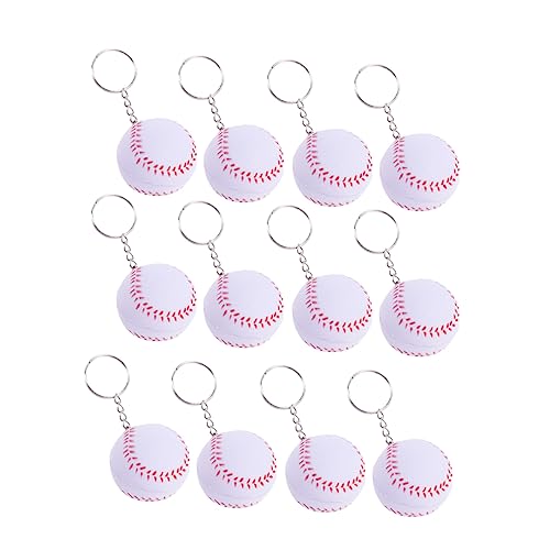 Milisten Fournitures Scolaires Cotillons 12 Pièces Décoration Porte Clé Porte-clés Pendentif Enfant Décor De Base-ball