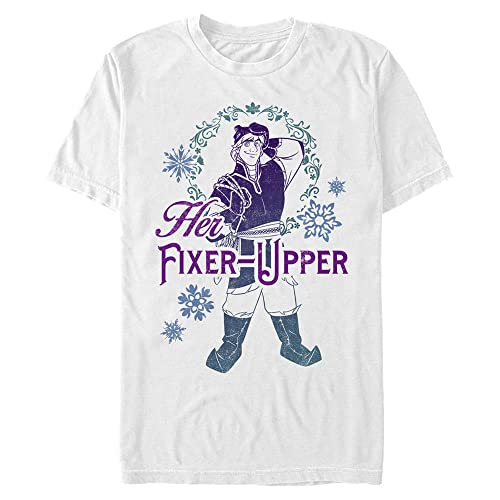 T-shirt Disney Her Fixer Upper blanc 3XL homme coupe ample confortable