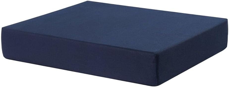 Sammons Preston Wheelchair Foam Cushion, 16" x 16" x 2", Wheelchair Accessory, Comfortable Seat Pad with Removable Washable Cover, Foam Support Pad, Lower Back, Tailbone, and Sciatica Pain Relief