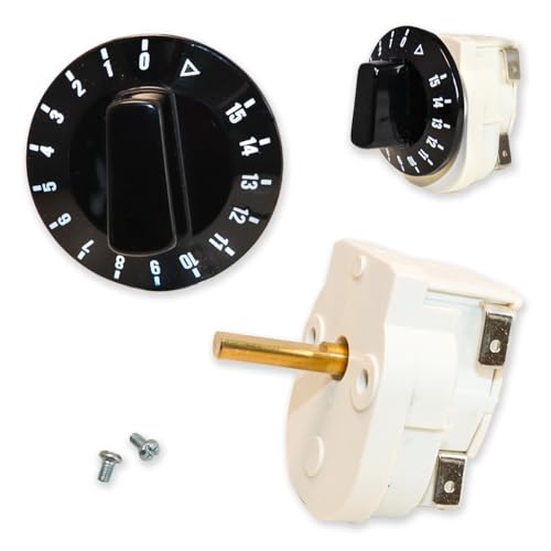 GOLDMAN SERVICE | Temporizador Interruptor Bipolar Mecánico para Tostadoras de Pan y Electrodomésticos de Hostelería y Hogar. Controlador Tiempo: 15 Minutos