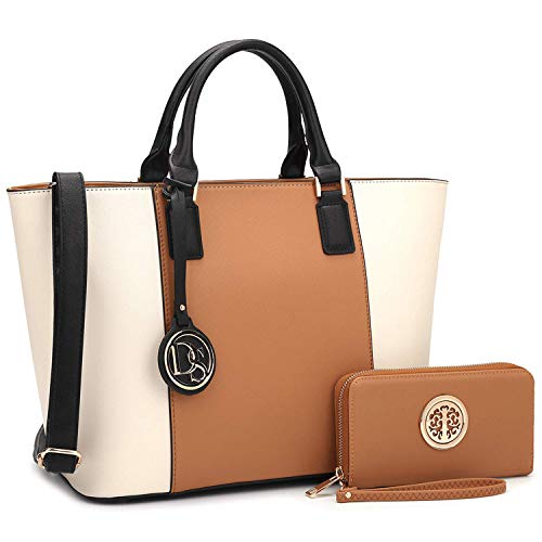 MMK collection Women Fashion Matching Satchel/ Tote handbags with walle(6417)t~Designer Purse with...