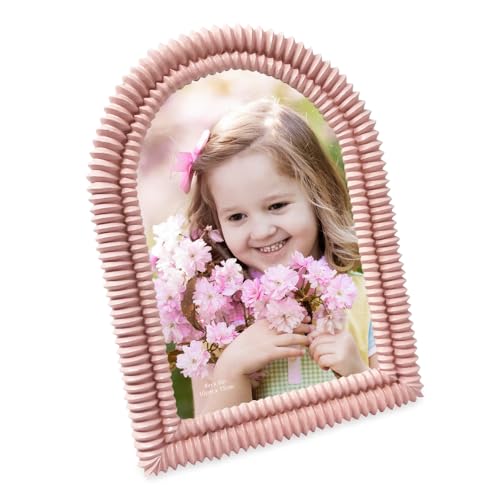Cadre photo blush mat 10x15 cm à double perles Isaac Jacobs - 2
