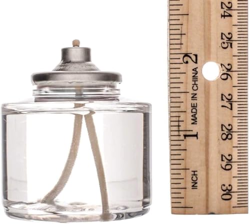 Image of D'light Online HD26 Disposable 26 Hours Liquid Candles, Clear Plastic Disposable Fuel Cells for Wedding Table Top Lights, Restaurant Tables and Emergency Candles- (26 Hours, Set of 60)