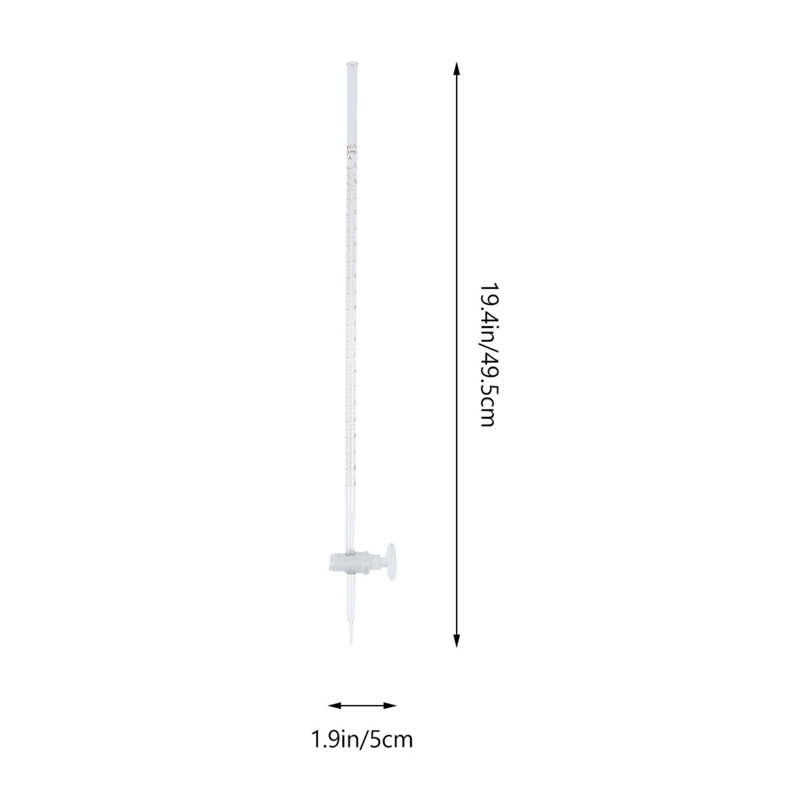 1 pz Strumento in vetro acido resistente alla corrosione Strumento chimico for esperimenti di laboratorio a scuola media Acido