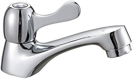 Modern Single Handle Bathroom Faucet, One Hole Chrome Finished Cold Water Tap, Bar Basin Faucets
