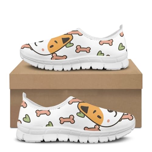 Image of Jeiento Cute Dog Women's Casual Slip On Shoes Loafers Sneakers for Women