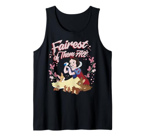 Débardeur Snow White Disney top sans manches imprimé Blanche-Neige