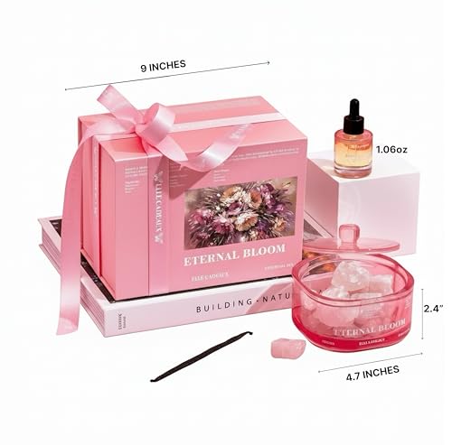 Difusor aromático eléctrico con piedras de cristal 1.06oz miniatura 3