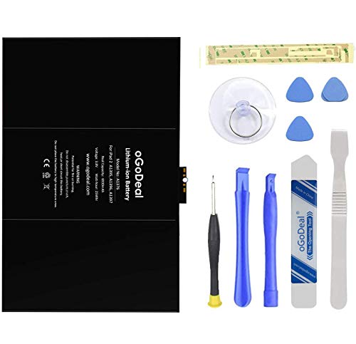 oGoDeal A1376 Battery Replacement Kit Compatible with Apple iPad 2 A1395, A1396, A1397 with Repair Tools and Screen Adhesive